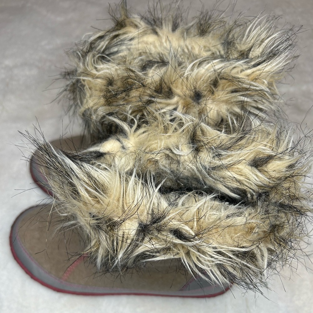 Sorel Cozy Joan Felt & Faux Fur Boots Girls 7 - Picture 3 of 9